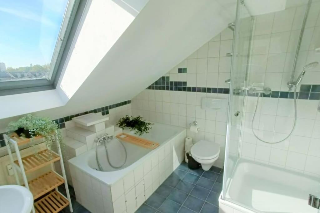 Modernes Und Ruhiges Appartement Mit Loggia Marl Buitenkant foto